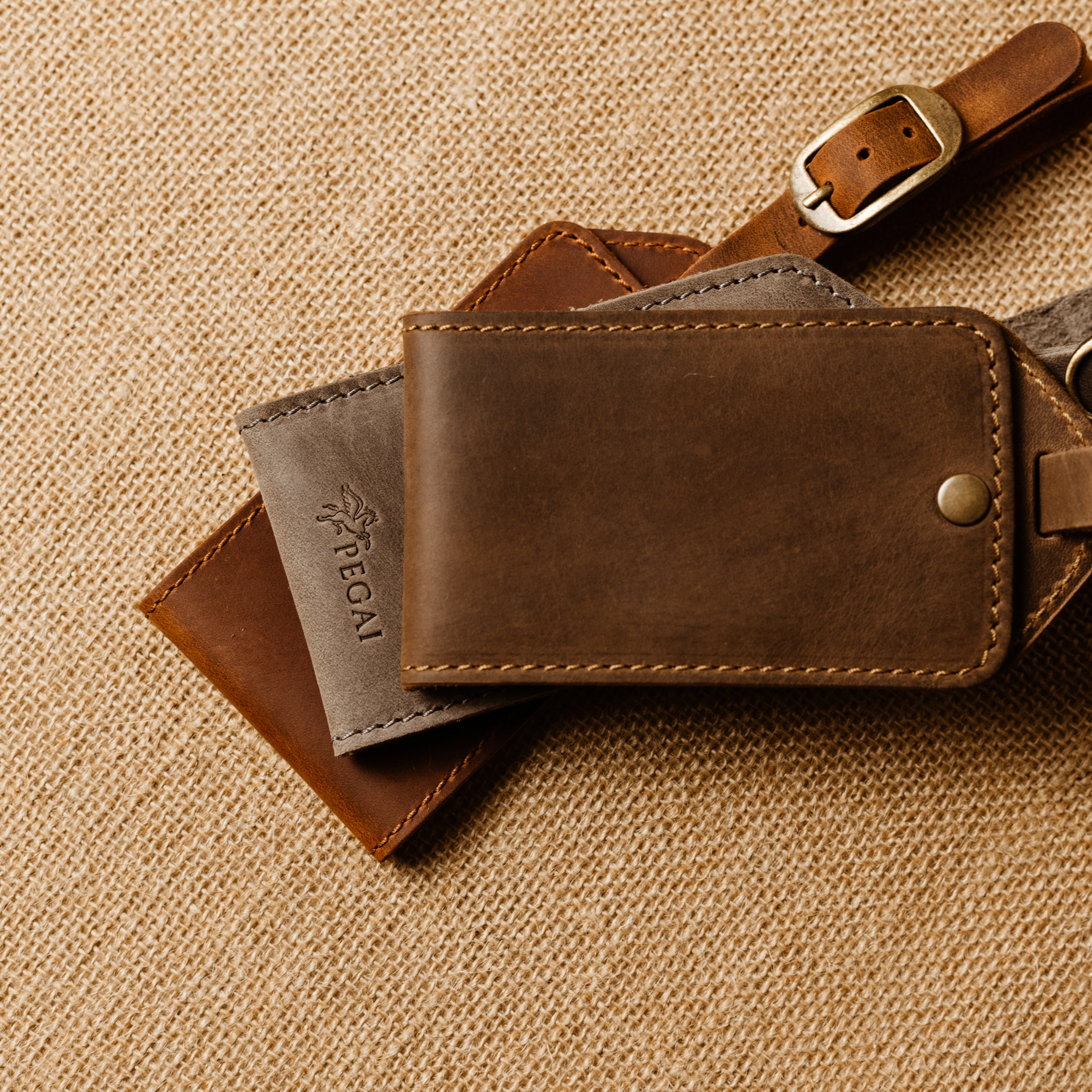 Bond Leather Luggage Tag | Mahogany Brown - Image 5
