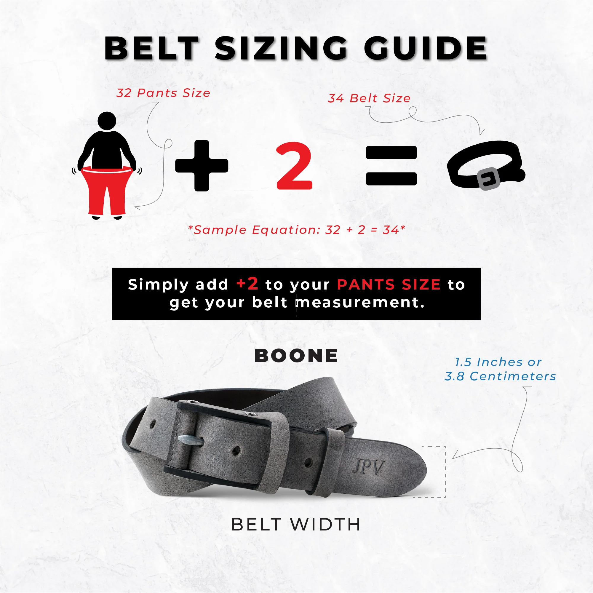 Boone Men's Leather Belt | Chestnut Brown - Image 6