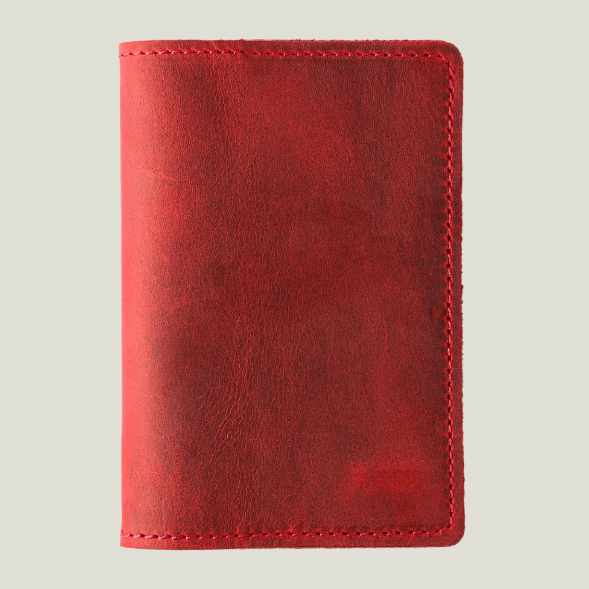 DeKalb Leather Passport Cover | Rose Red - Image 2