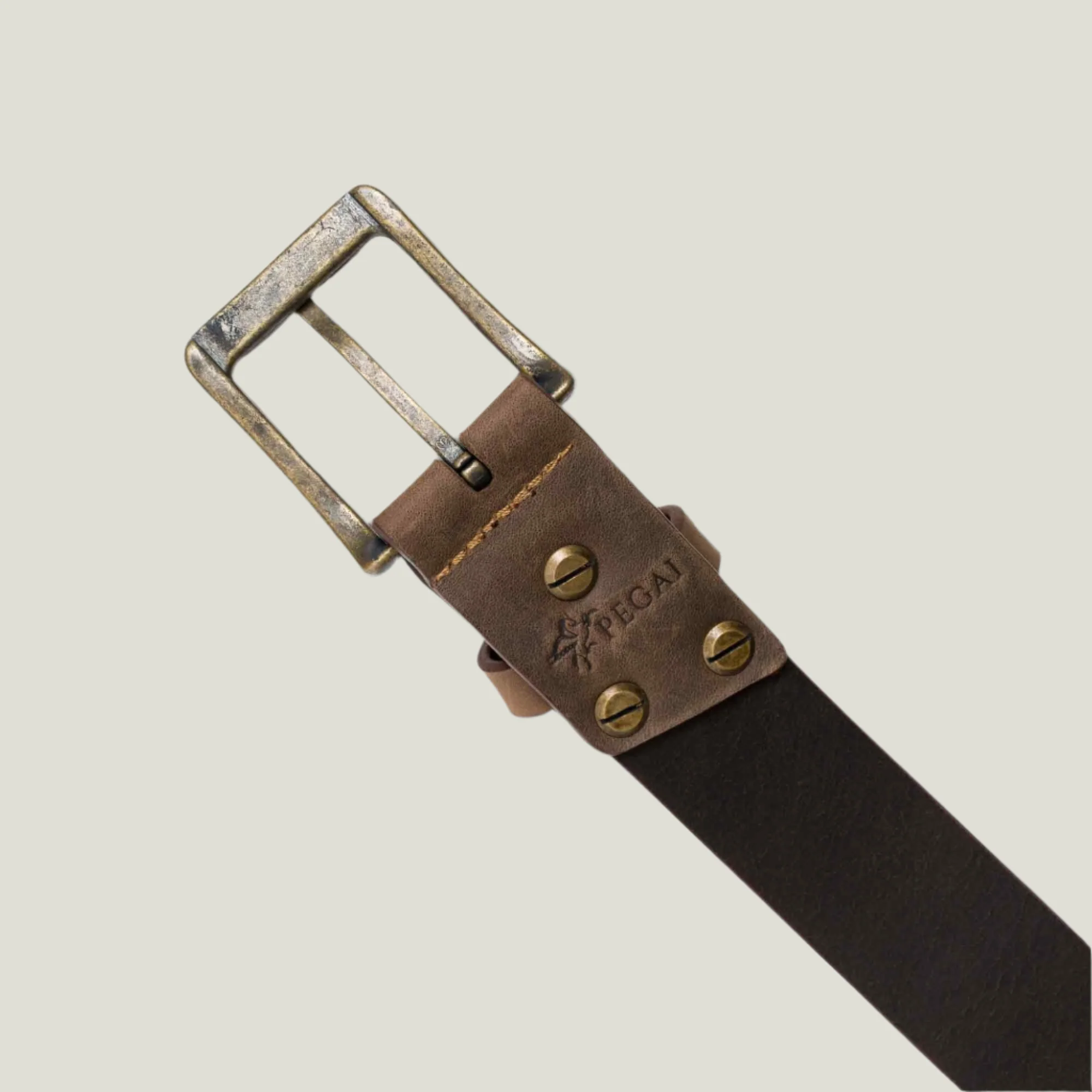 Dolton Men's Leather Belt | Chestnut - Image 3