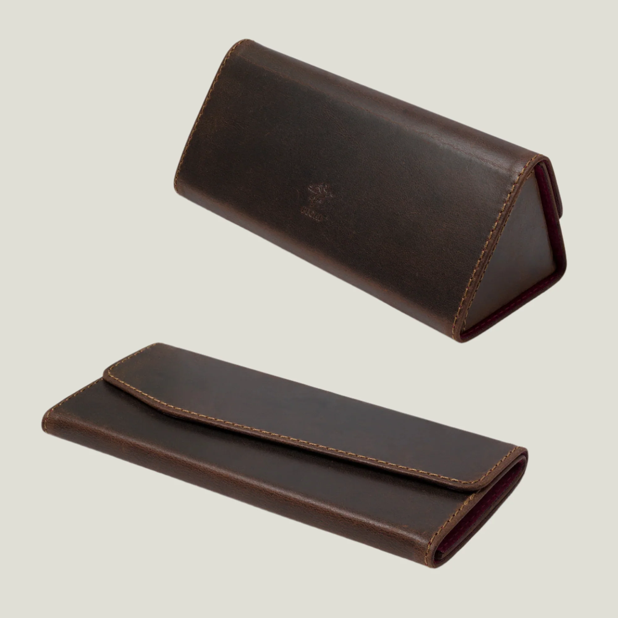 Elm Leather Eyeglasses Case | Antique