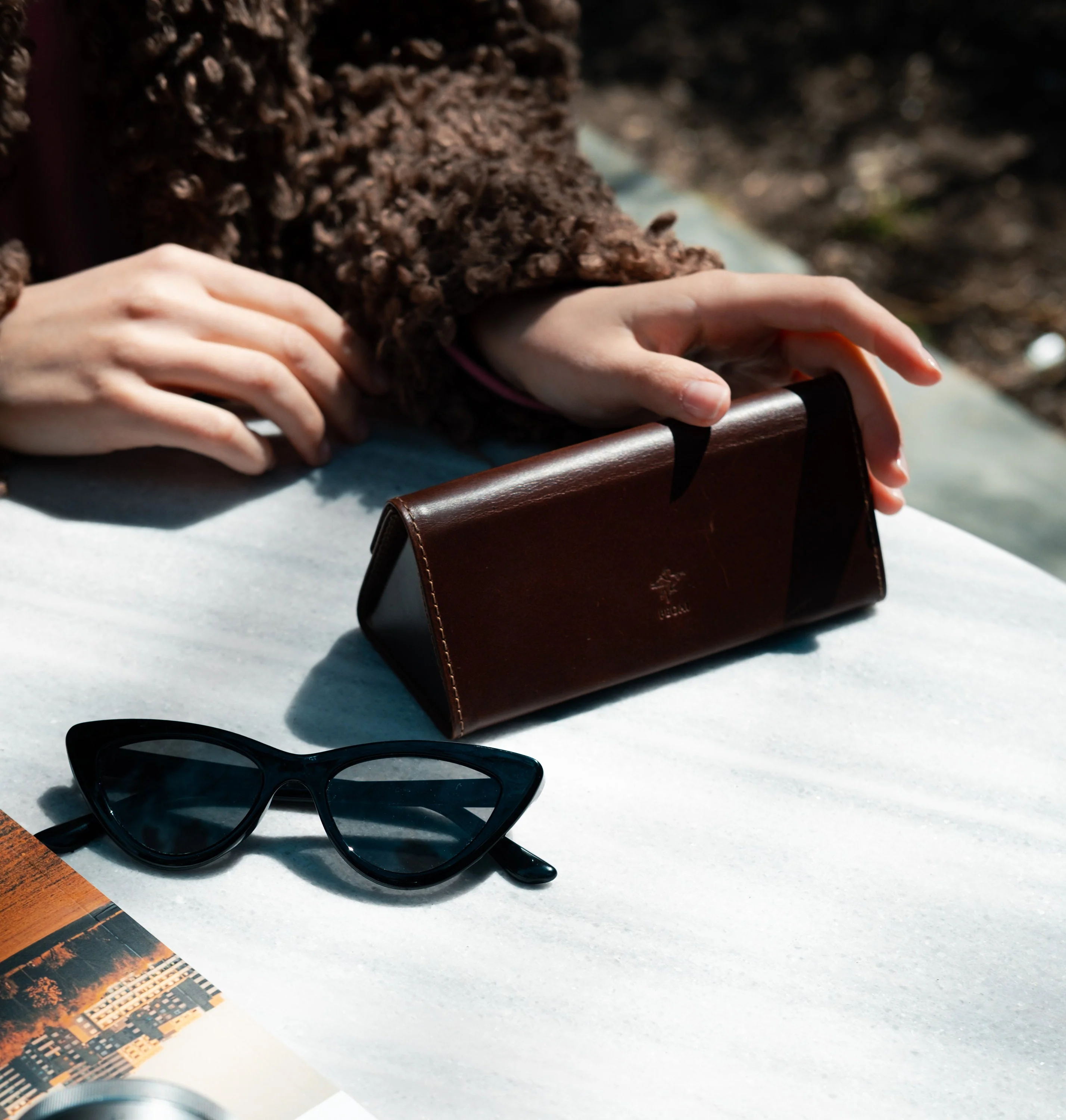 Elm Leather Eyeglasses Case | Antique - Image 6
