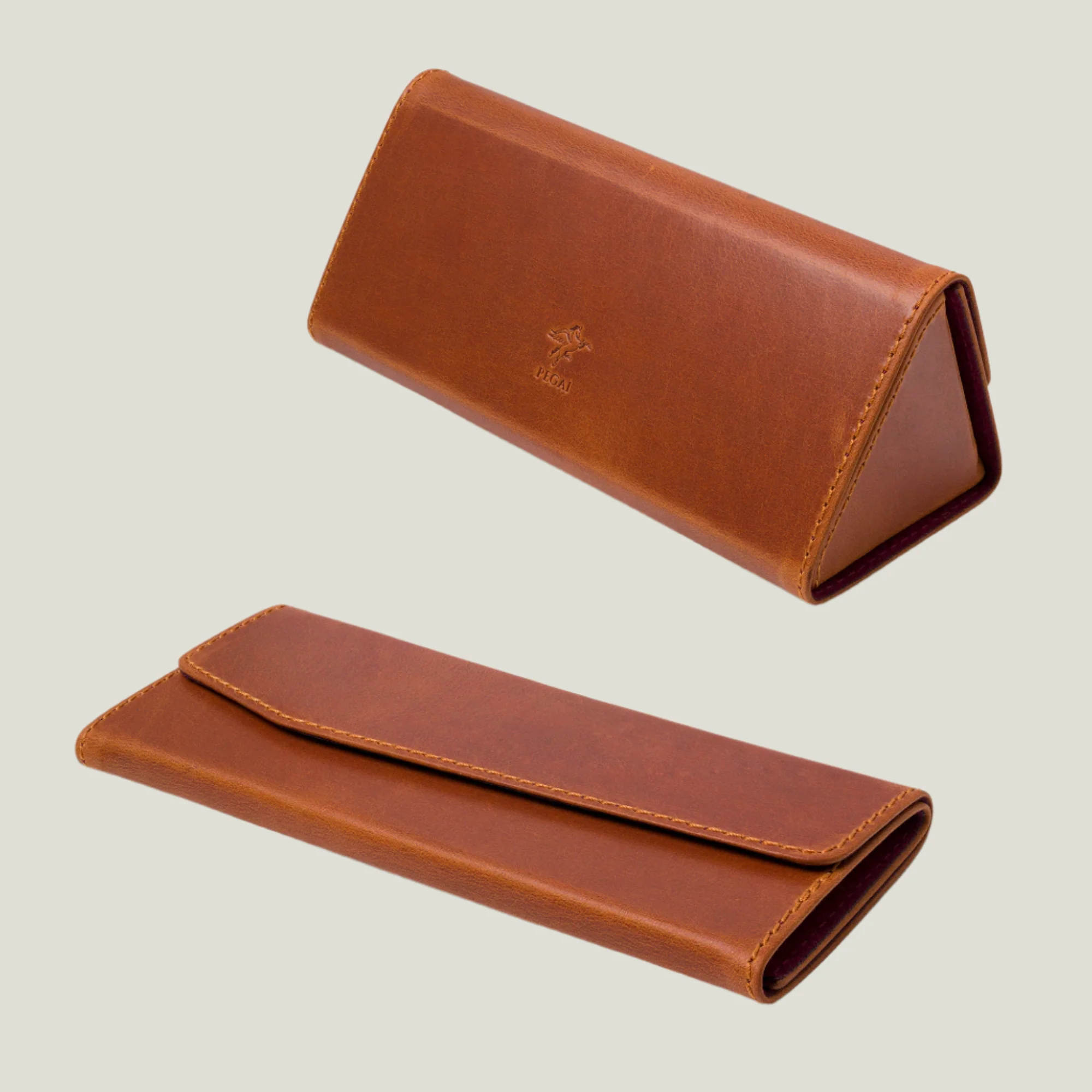 Elm Leather Eyeglasses Case | Whiskey