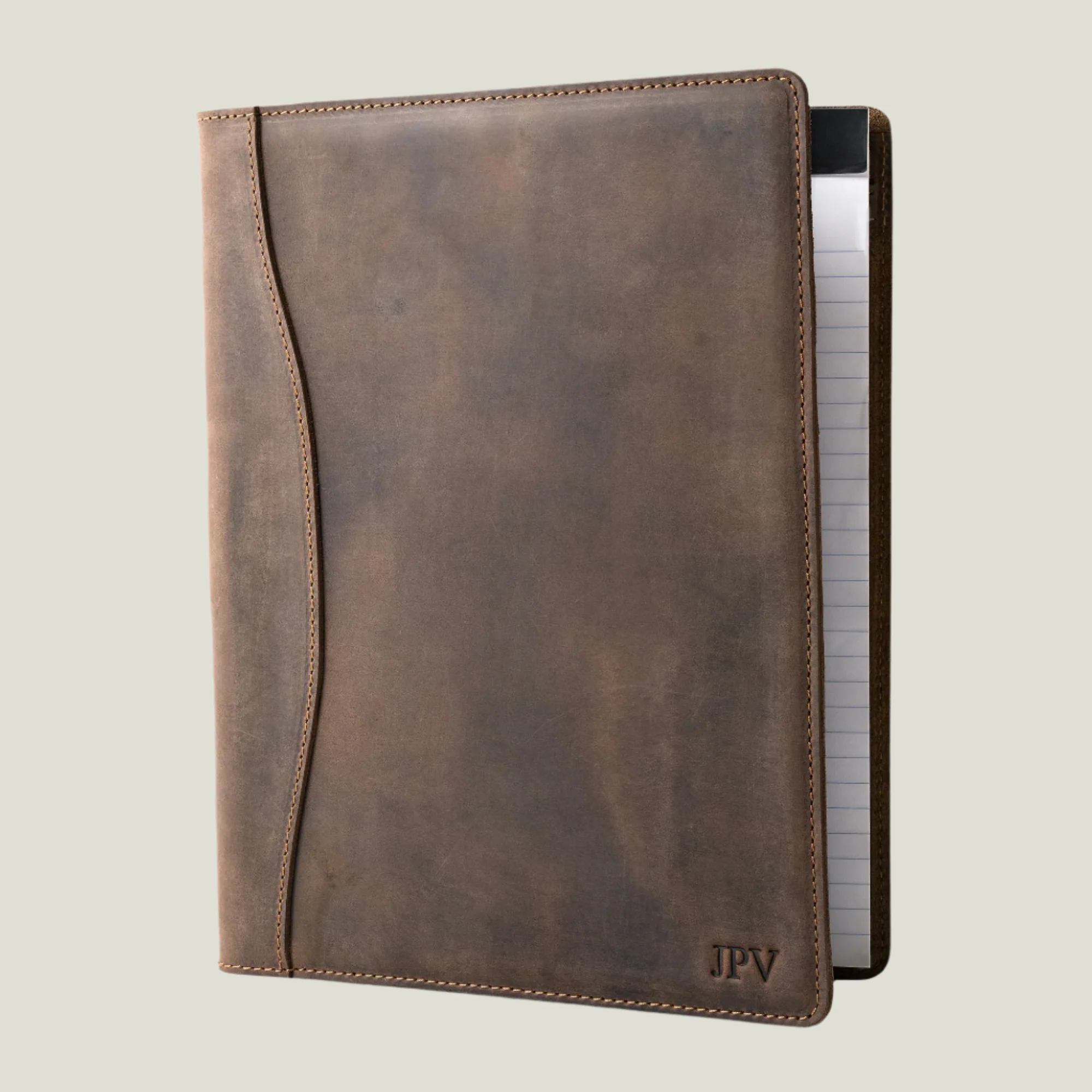 Marshall Leather Legal Padfolio | Chestnut - Image 6