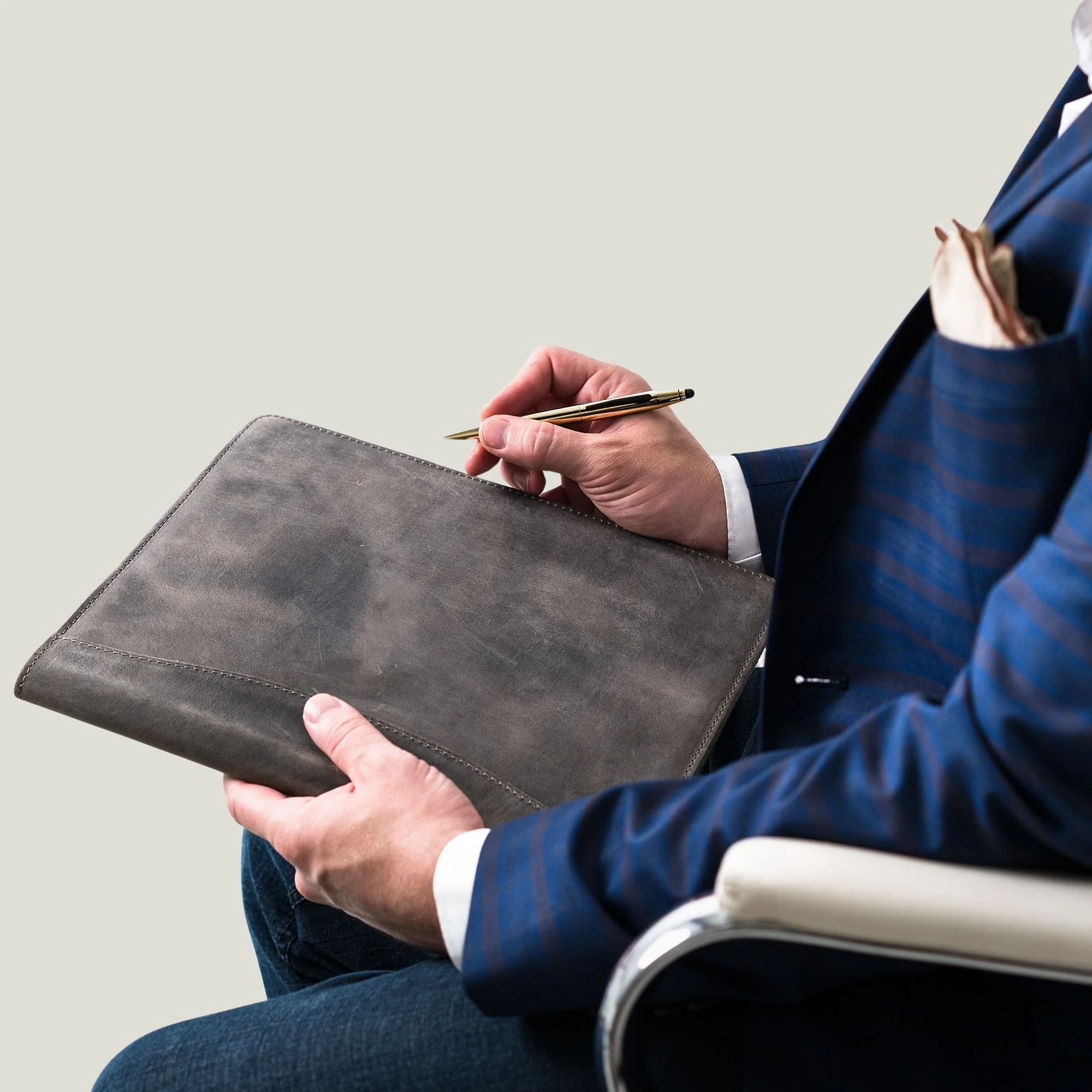 Marshall Leather Legal Padfolio | Rock - Image 3