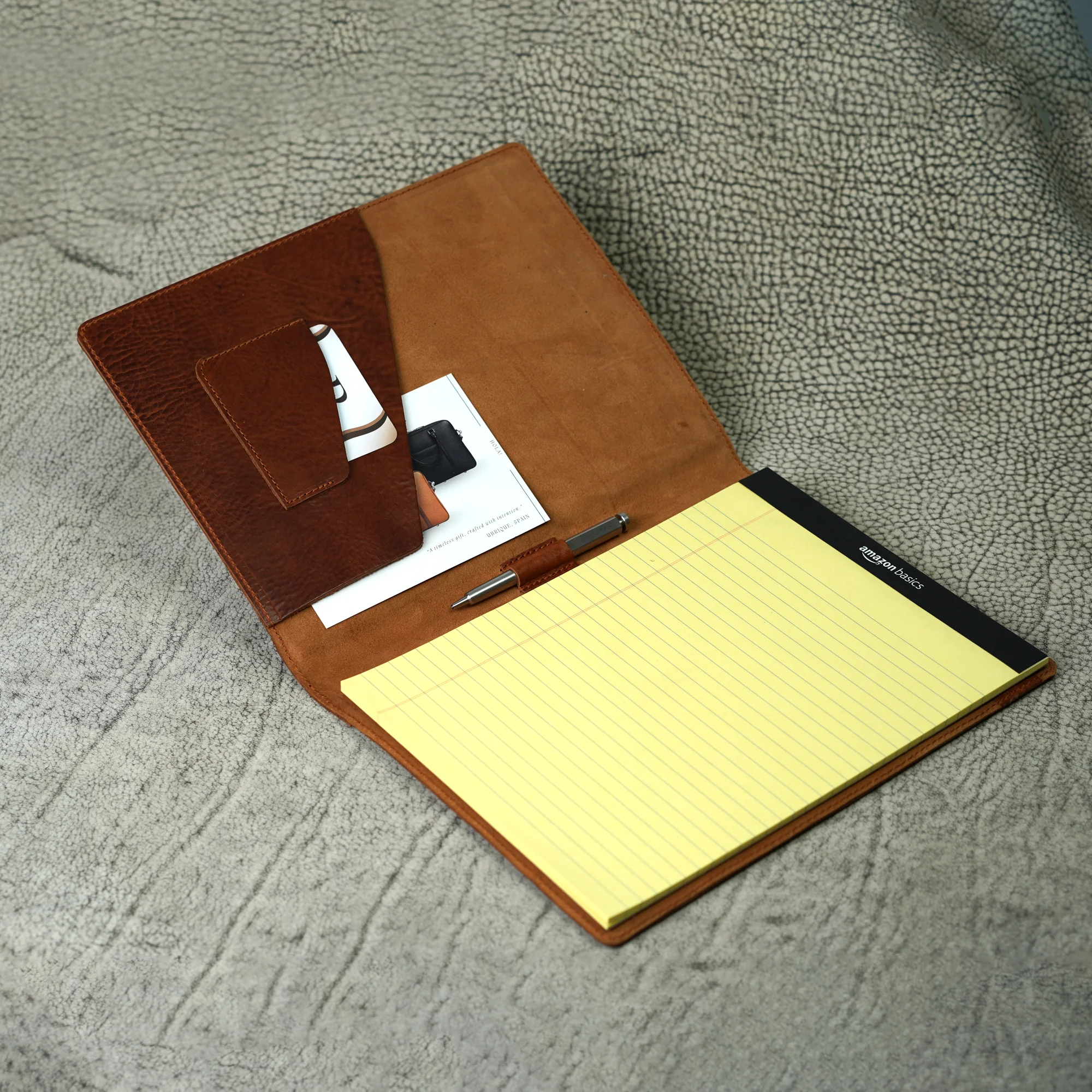 Marshall Leather Legal Padfolio | Missouri Dark Brown - Image 2