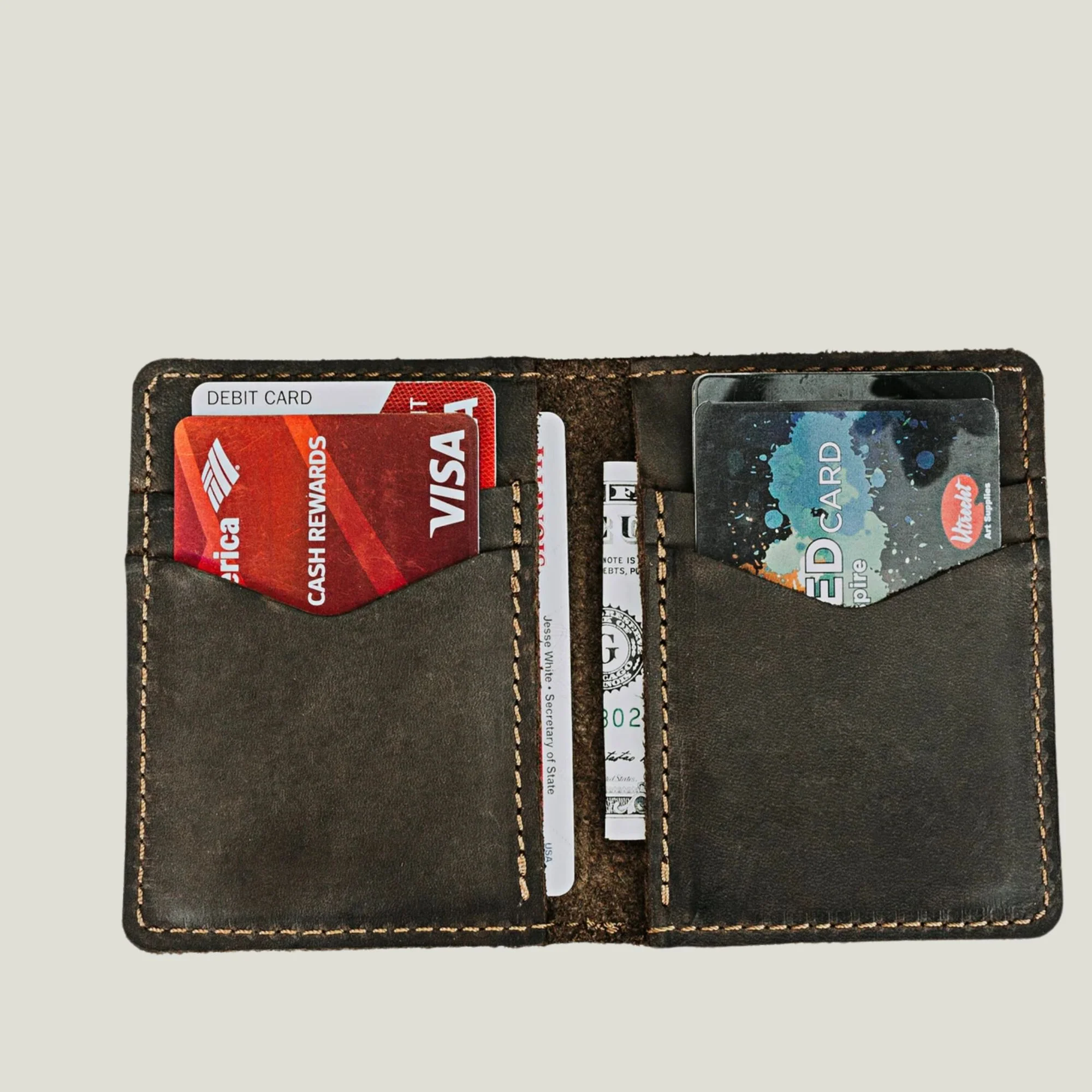 Woodford Leather Bifold Wallet | Chestnut Brown